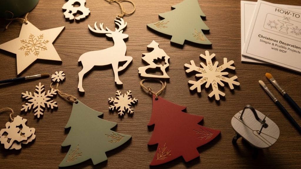 Ideias de Decoração de Natal em MDF: Projetos Simples e Lucrativos para Marcenarias