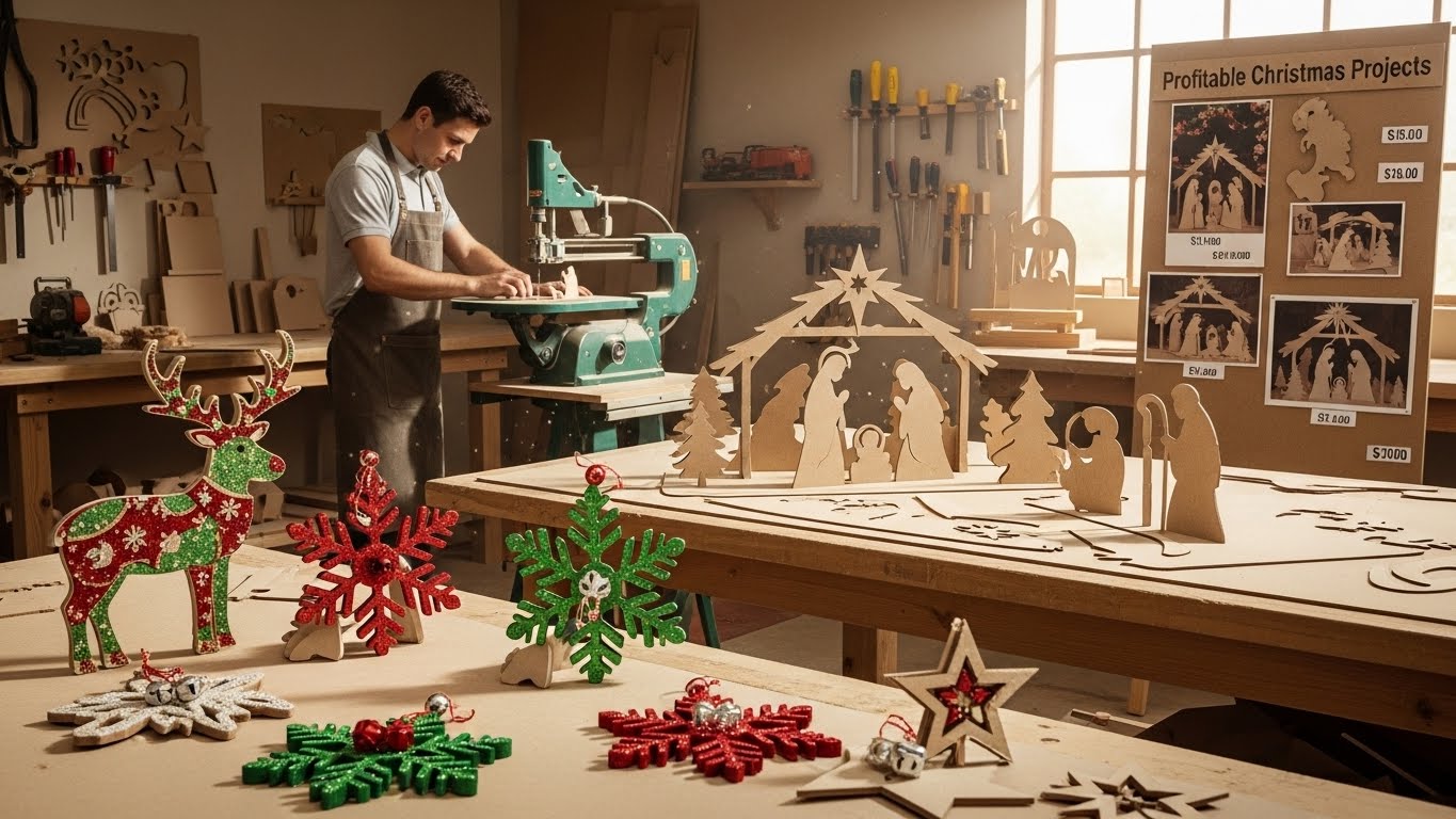 Ideias de Decoração de Natal em MDF: Projetos Simples e Lucrativos para Marcenarias