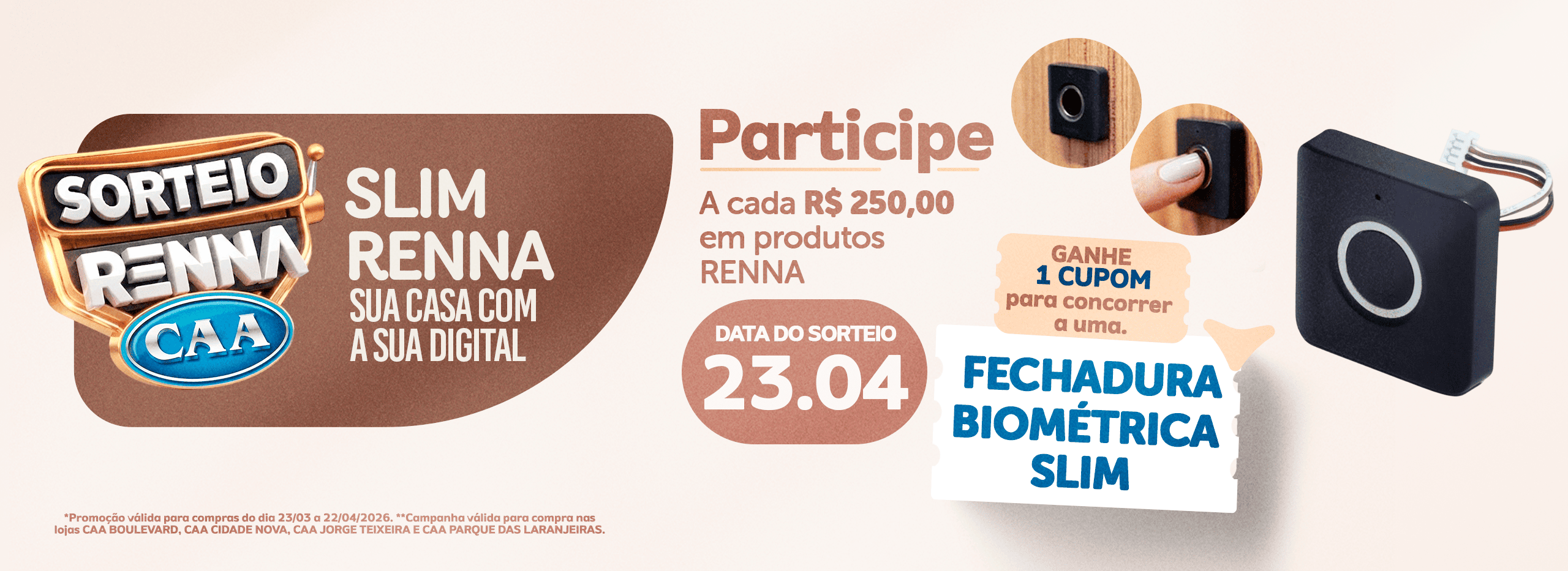 #27720 - CAA MARCENARIA, 2403 BANNER SITE SORTEIO RENNA